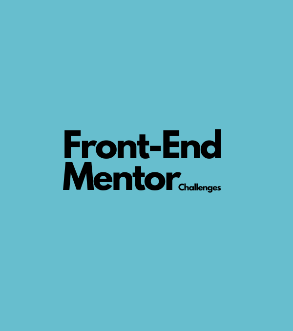 FrontEnd Mentor Challenges thumbnail