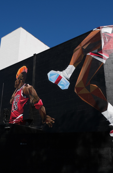 Michael Jordan Graffiti, photo credit to Mike Von